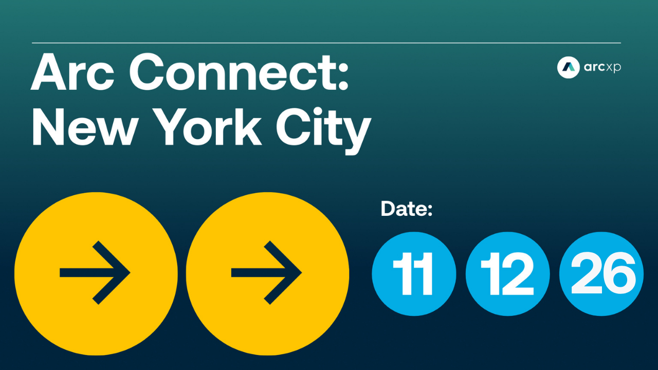 Arc XP Connect New York City 2026 - Header Image (1)