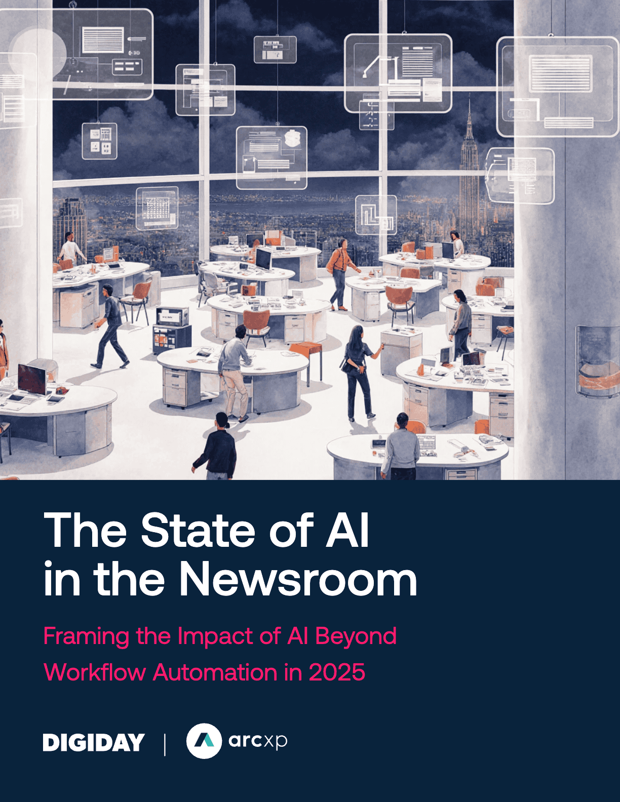 Digiday State of AI in the Newsroom Report Cover (1)